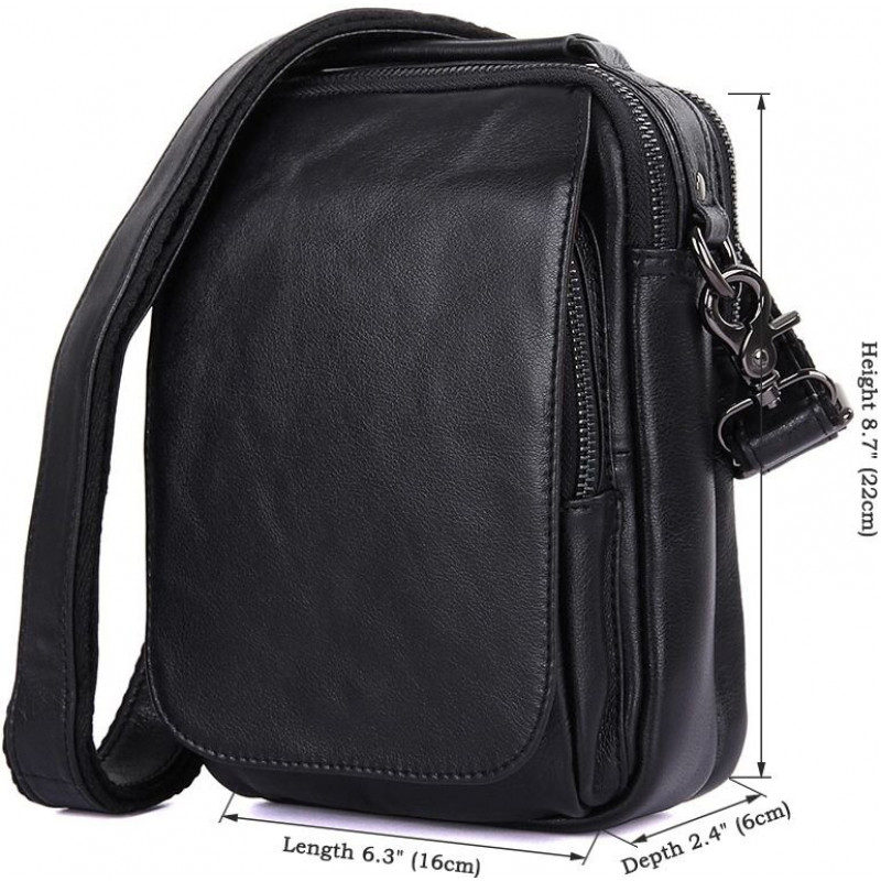 Сумка мужская Vintage Черная