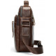 Сумка мужская гладкая Vintage Коричневая