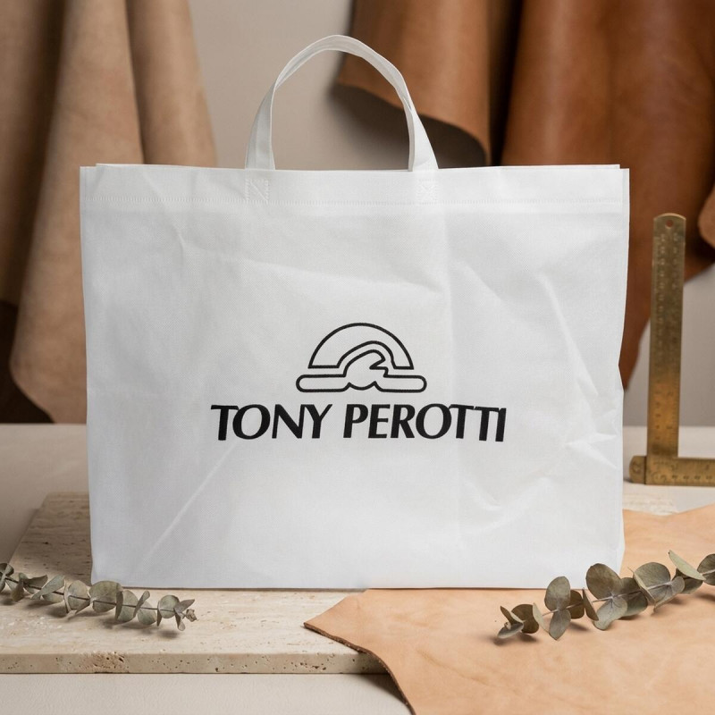 Мужская сумка Tony Perotti из натуральной кожи Italico moro () Коричневая