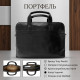 Чоловічий портфель з натуральної шкіри Tony Perotti Italico G- () Чорний