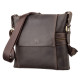Сумка мужская SHVIGEL кожаная Коричневая