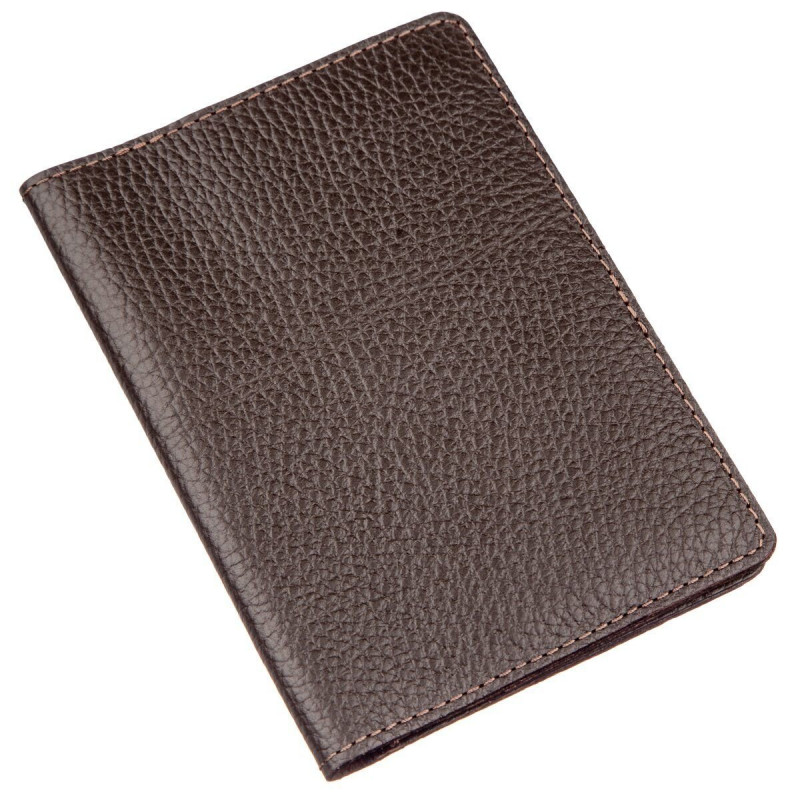 Бумажник-обложка для паспорта Shvigel кожаная Коричневая