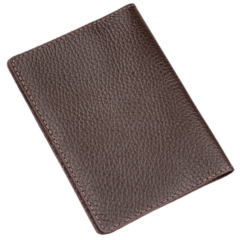 Бумажник-обложка для паспорта Shvigel кожаная Коричневая