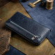 Вертикальный женский кошелек-клатч ST Leather Синий