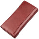 Вместительный женский кошелек ST Leather Темно-красный