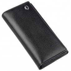 Кошелек для женщин на кнопке ST Leather Черный