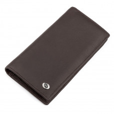 Мужской купюрник ST Leather (ST) функциональный Коричневый