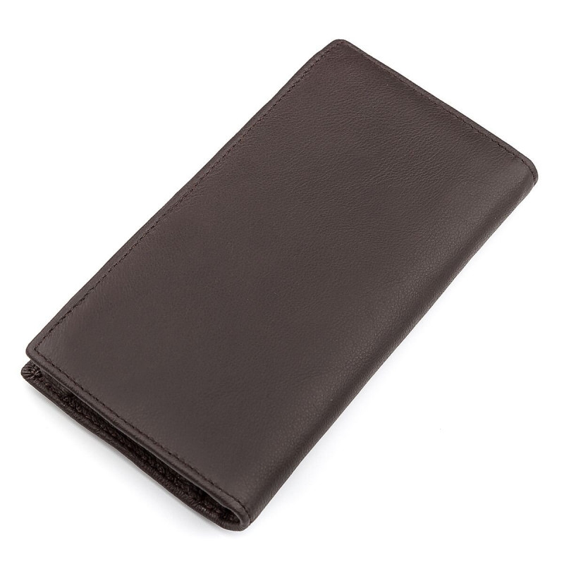 Мужской купюрник ST Leather (ST) функциональный Коричневый
