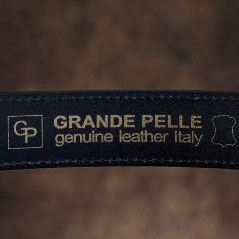 Ремень мужской GRANDE PELLE Синий