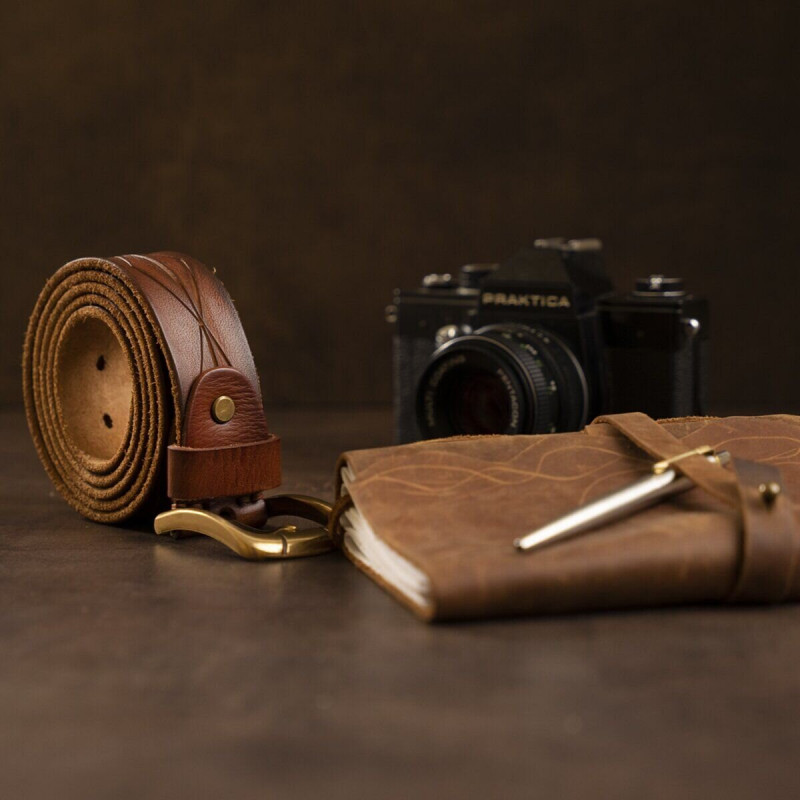 Ремень мужской Vintage Рыжий