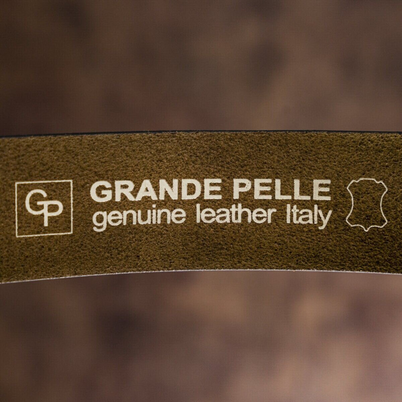 Ремень мужской под джинсы GRANDE PELLE Шоколадный