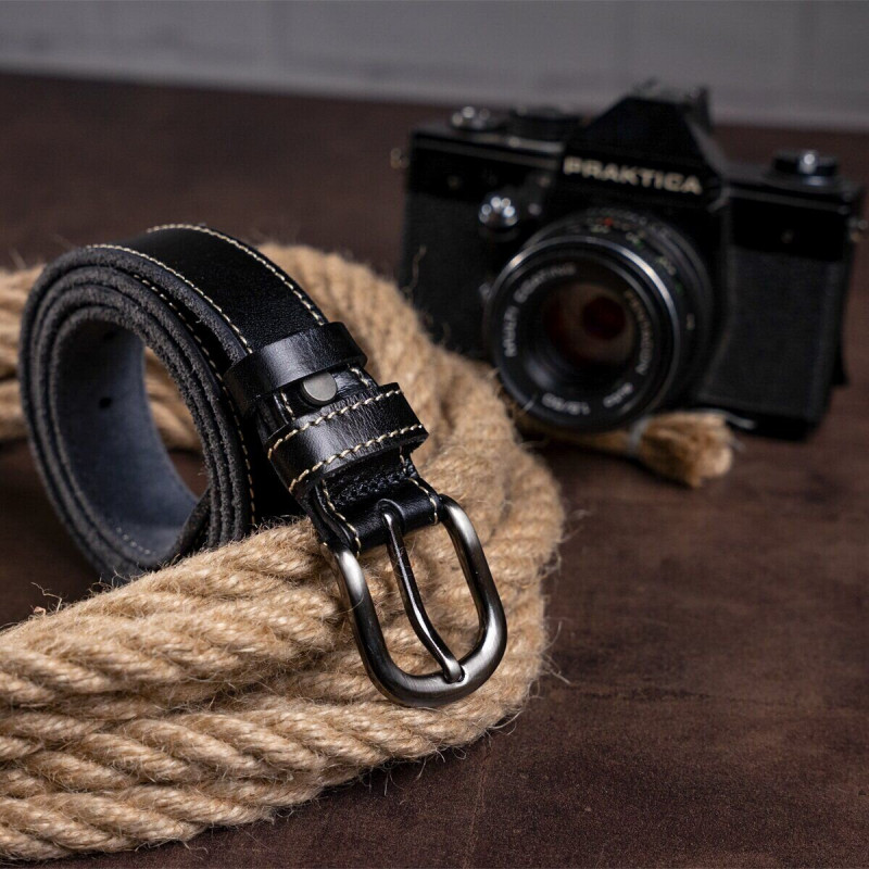 Ремень унисекс Vintage Черный