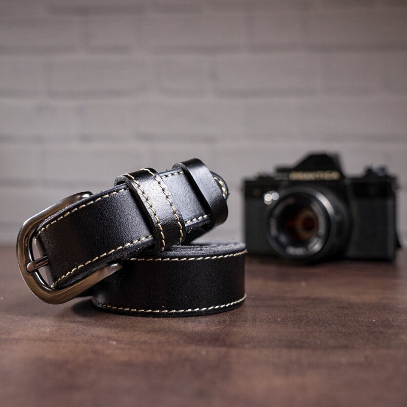 Ремень унисекс Vintage Черный