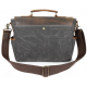 Портфель текстильный Vintage Cерый