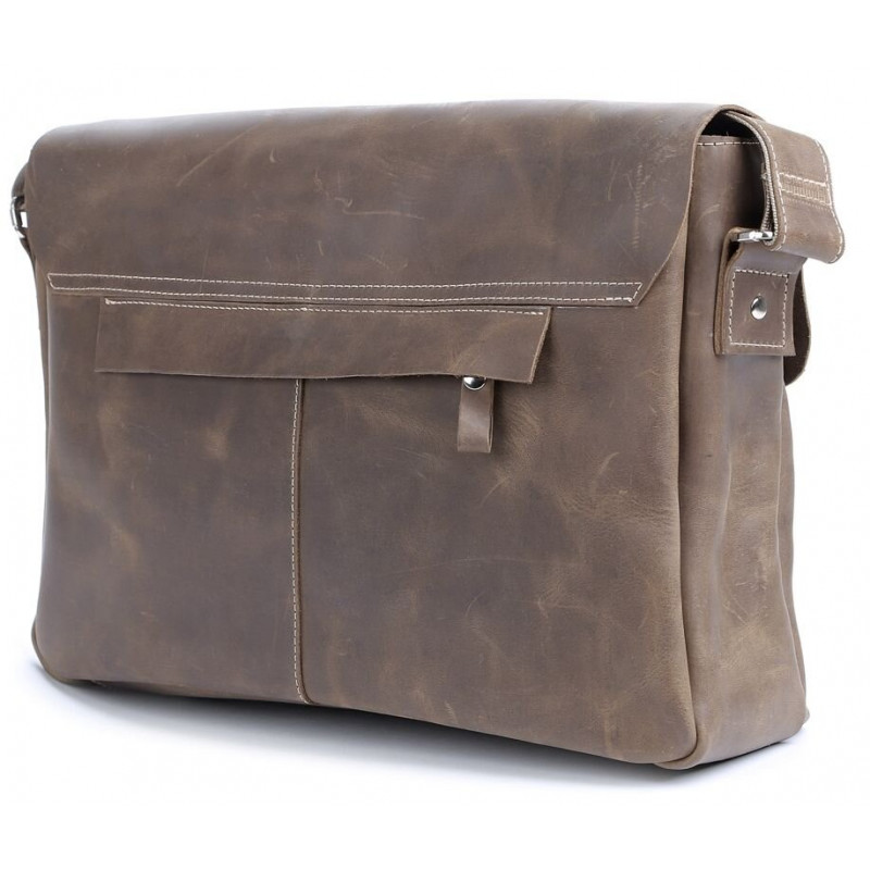 Сумка SHVIGEL з натуральної винтажной шкіри Коричнева