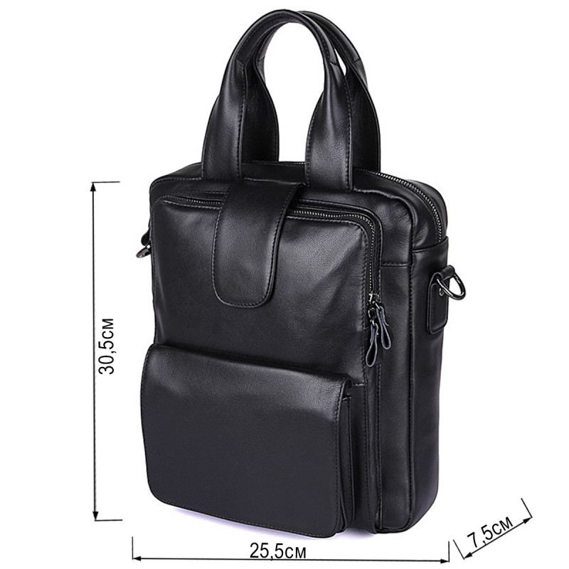 Сумка чоловіча Vintage Чорна