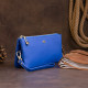 Вместительный клатч из двух частей женский ST Leather Синий