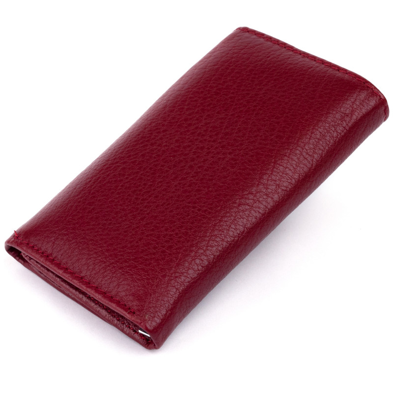 Ключница-кошелек женская ST Leather Бордовая
