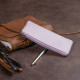 Ключница-кошелек с кармашком унисекс ST Leather Лиловая