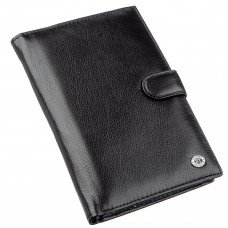Кошелек-визитница для мужчин ST Leather Черный