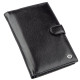 Кошелек-визитница для мужчин ST Leather Черный