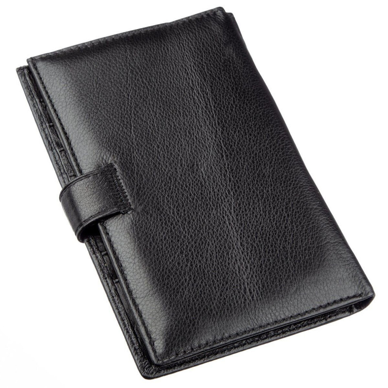 Кошелек-визитница для мужчин ST Leather Черный