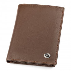 Чоловічий гаманець ST Leather (ST-) міцний Коричневий