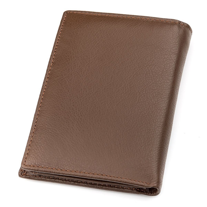 Мужской бумажник ST Leather (ST-) сверхпрочный Коричневый