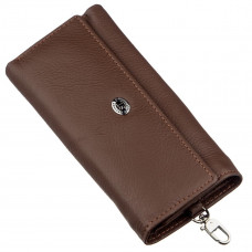 Мужской универсалный бумажник с ключницей ST Leather Коричневый