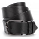 Ремінь чоловічий GRANDE PELLE натуральна шкіра Чорний