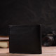 Классическое мужское портмоне из натуральной кожи флотар CANPELLINI Черное