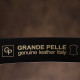 Ремень мужской GRANDE PELLE кожа Черный