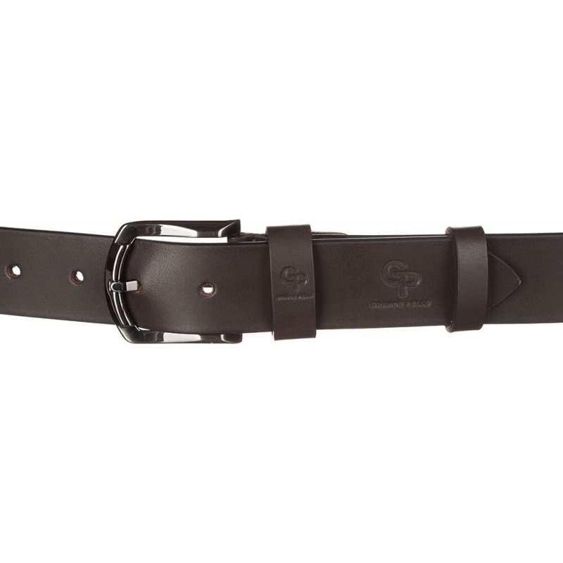 Ремінь чоловічий GRANDE PELLE під джинси Коричневий