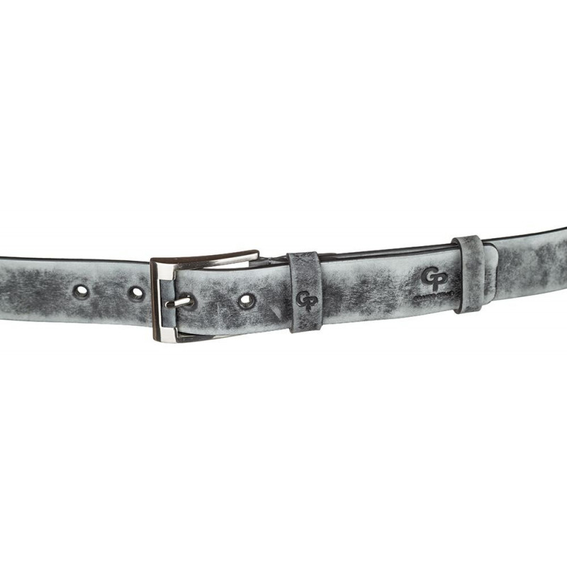Ремінь чоловічий Grande Pelle Сірий
