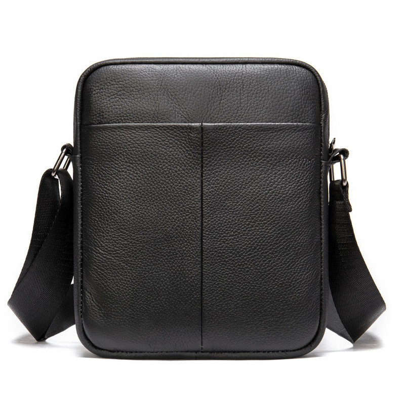 Сумка вертикальна шкіряна Vintage Чорна