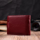 Стильное женское портмоне с блоком для карт из натуральной кожи ST Leather Бордовый