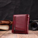 Женский небольшой кошелек из натуральной кожи ST Leather Бордовый