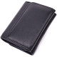 Женский горизонтальный кошелек из натуральной кожи ST Leather Черный