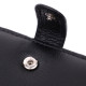 Солидный мужской бумажник вертикального формата из натуральной кожи ST Leather Черный