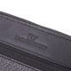 Вместительная кожаная ключница на молнии ST Leather Черный