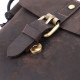 Винтажная сумка через плечо из натуральной кожи Vintage sale_ Коричневый