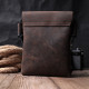 Винтажная сумка через плечо из натуральной кожи Vintage sale_ Коричневый