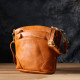 Небольшая женская сумка из натуральной кожи sale_ Vintage Рыжий
