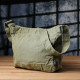 Сумка на плече из качественного текстиля Vintage sale_ Оливковый