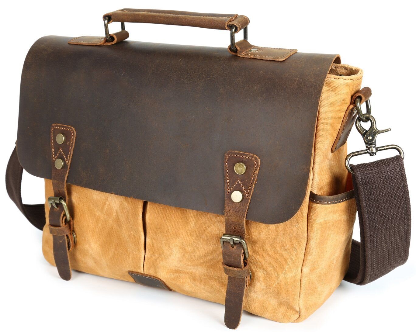 Діловий портфель в поєднанні зі шкірою Vintage Рудий