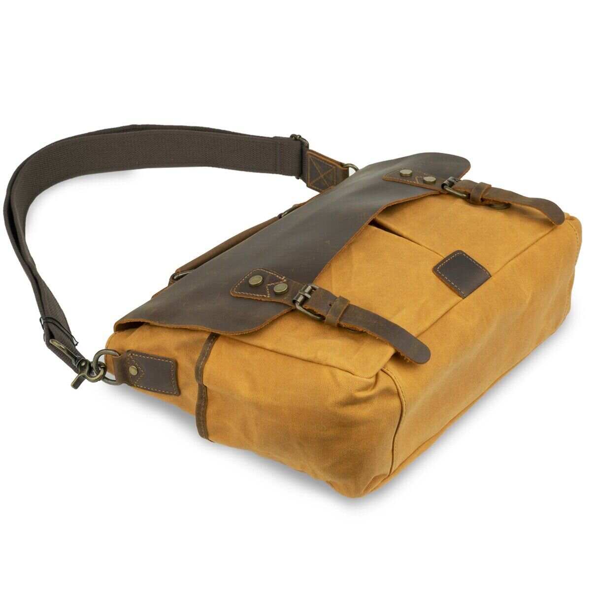 Діловий портфель в поєднанні зі шкірою Vintage Рудий