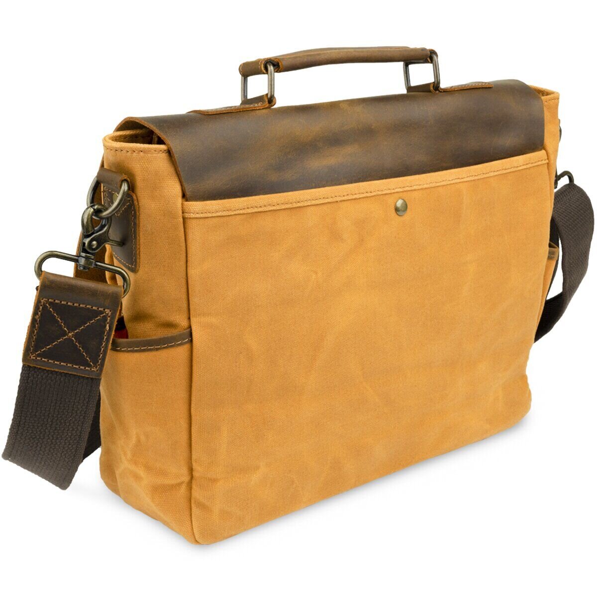 Діловий портфель в поєднанні зі шкірою Vintage Рудий