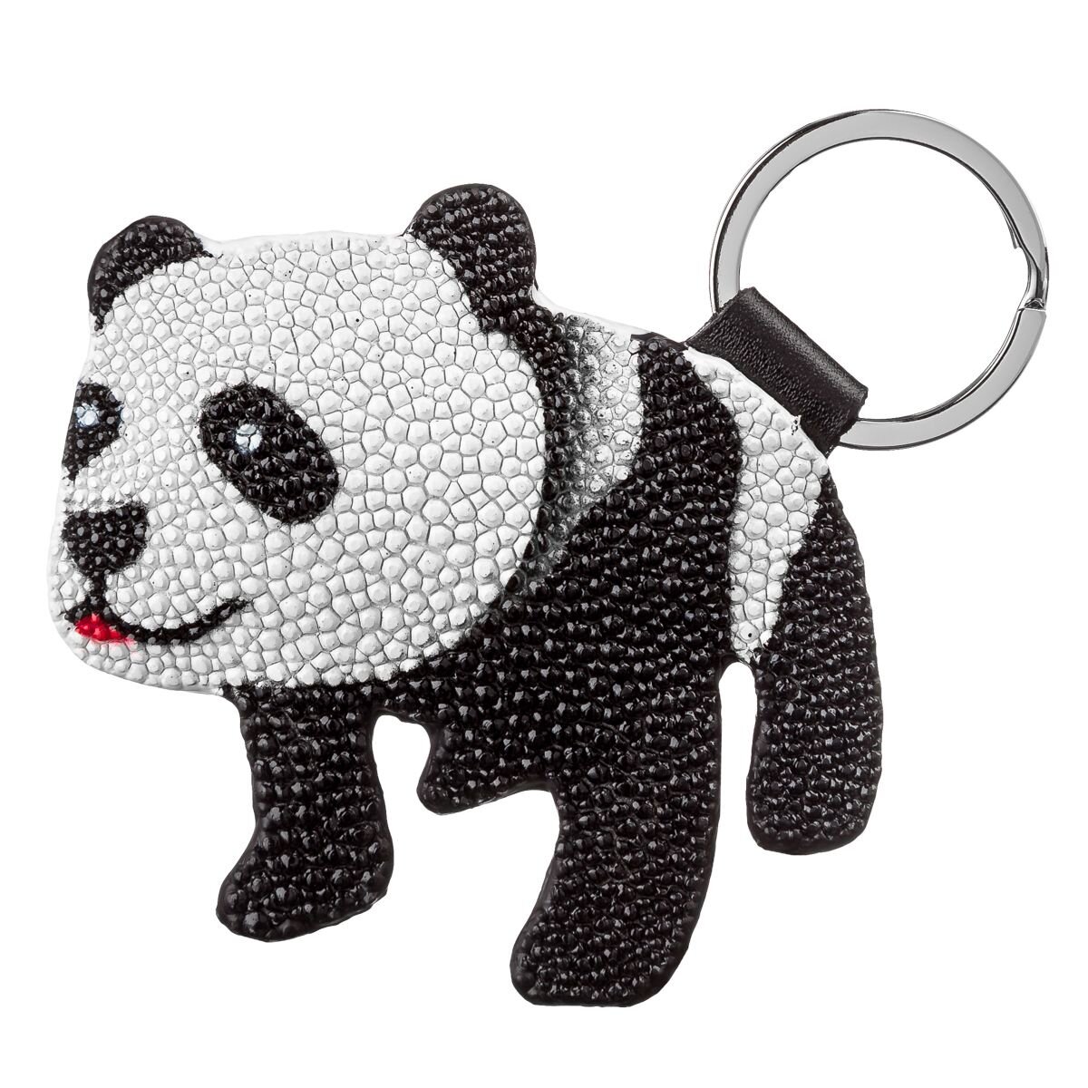 Брелок сувенір STINGRAY LEATHER з натуральної шкіри морського ската Чорний