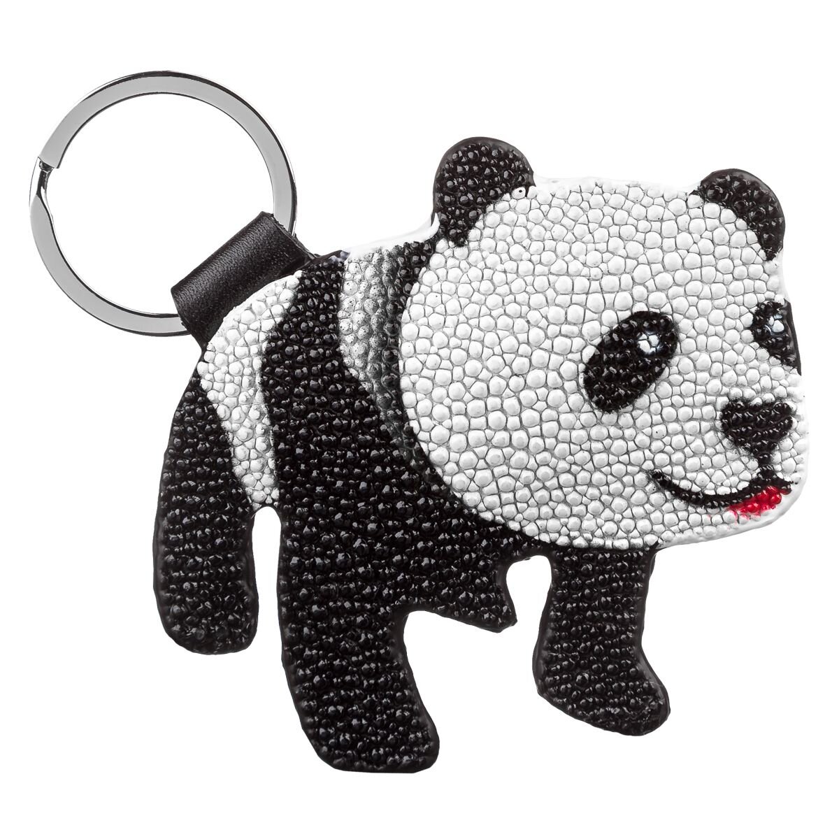 Брелок сувенір STINGRAY LEATHER з натуральної шкіри морського ската Чорний