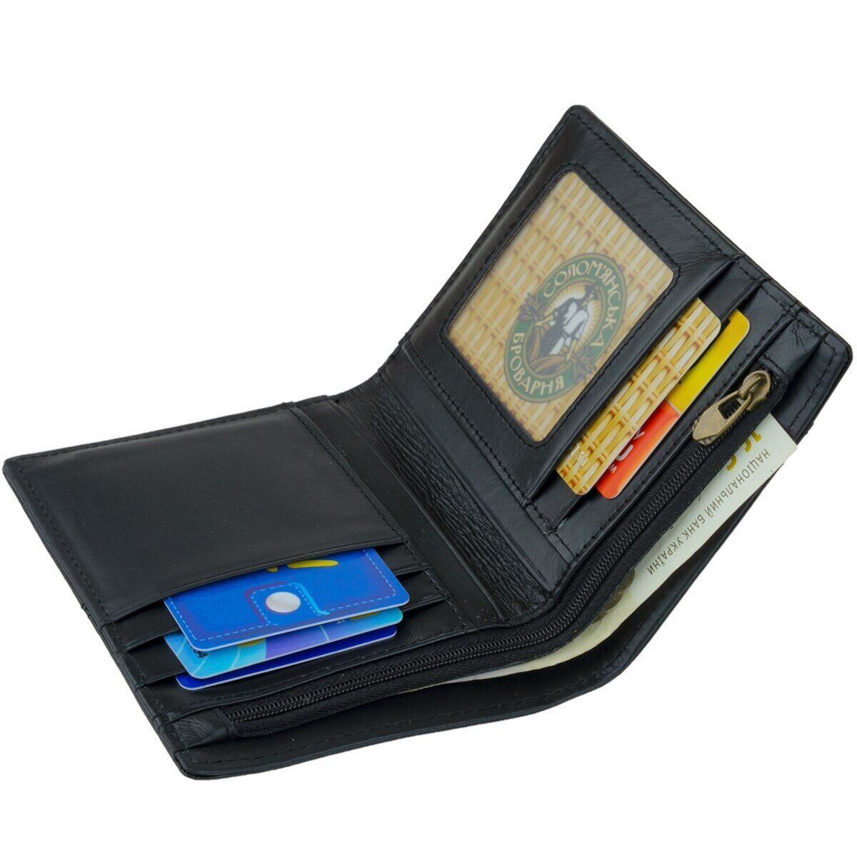 Гаманець чоловічий Vintage Чорний